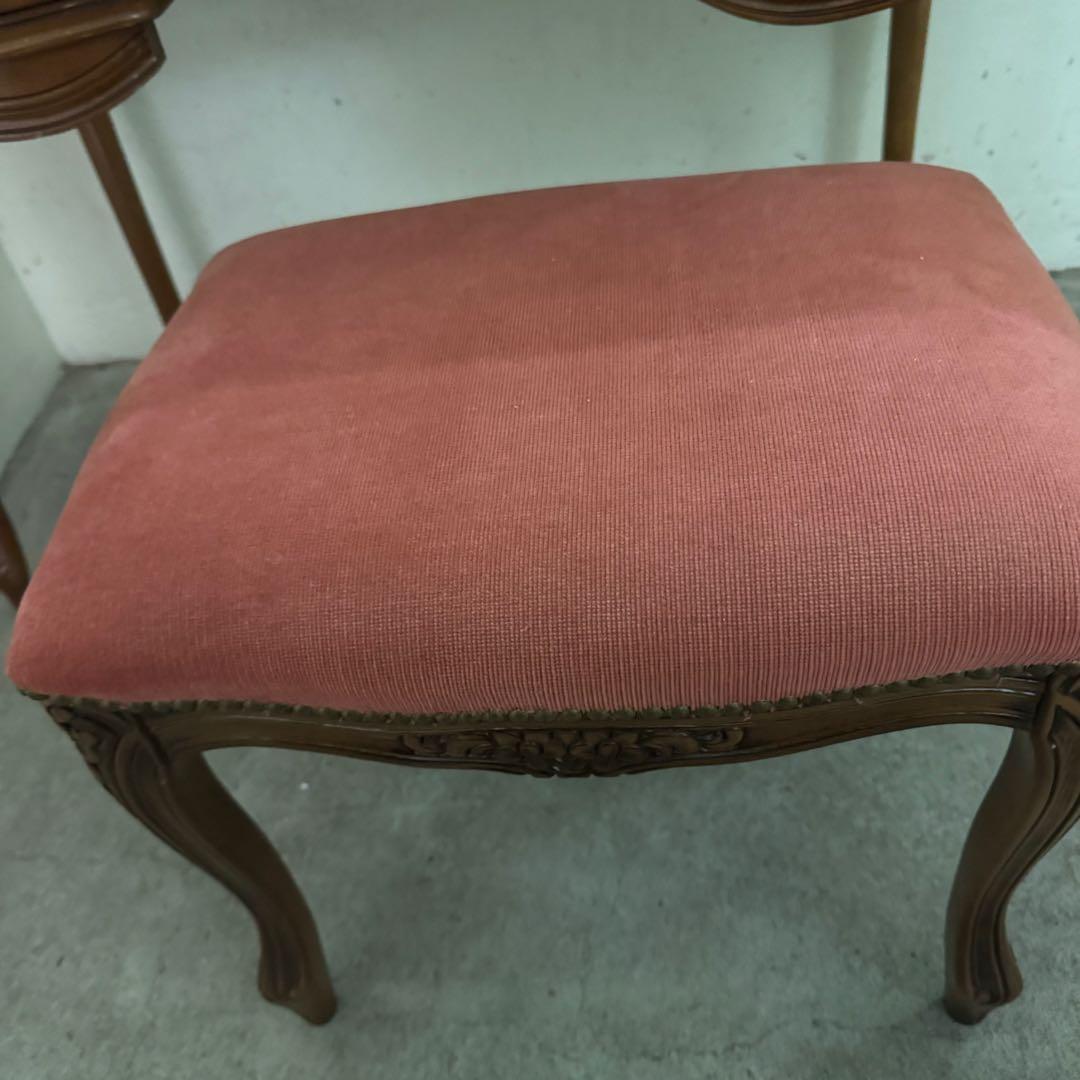 △イタリア 家具 ヴェローナクラシックドレッサー&スツール 猫脚　アンティーク