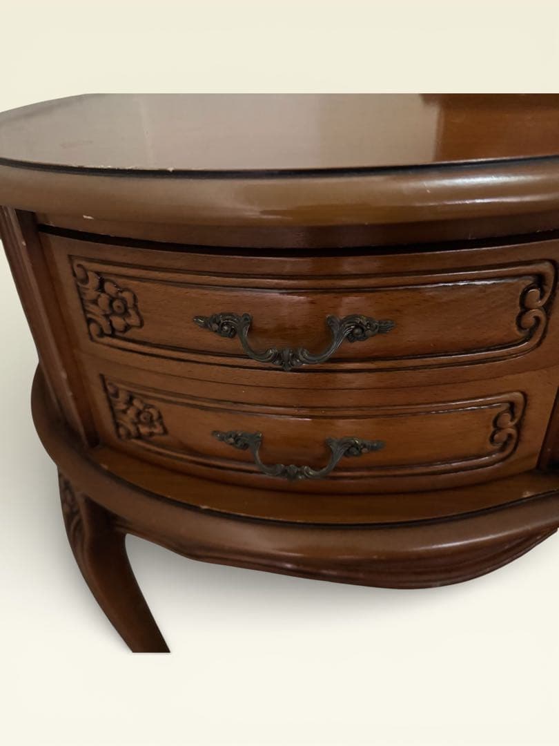 △イタリア 家具 ヴェローナクラシックドレッサー&スツール 猫脚　アンティーク