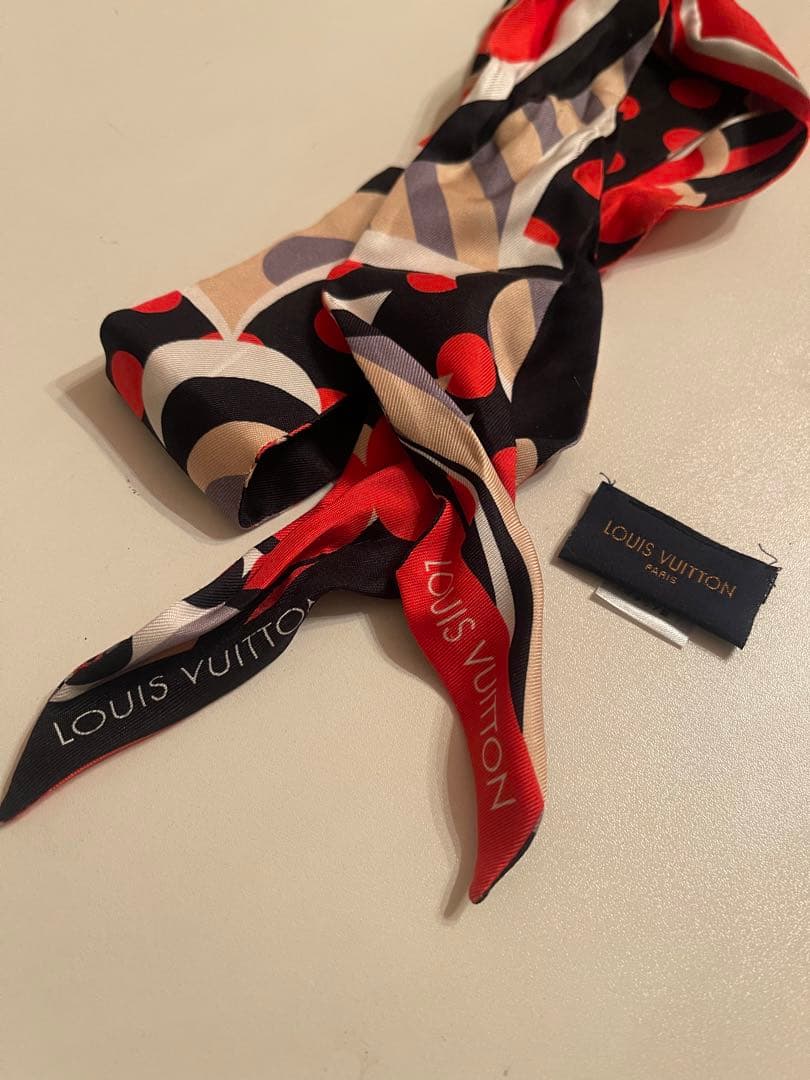 ルイヴィトン LOUIS VUITTON スカーフ M76187 バンドーBB