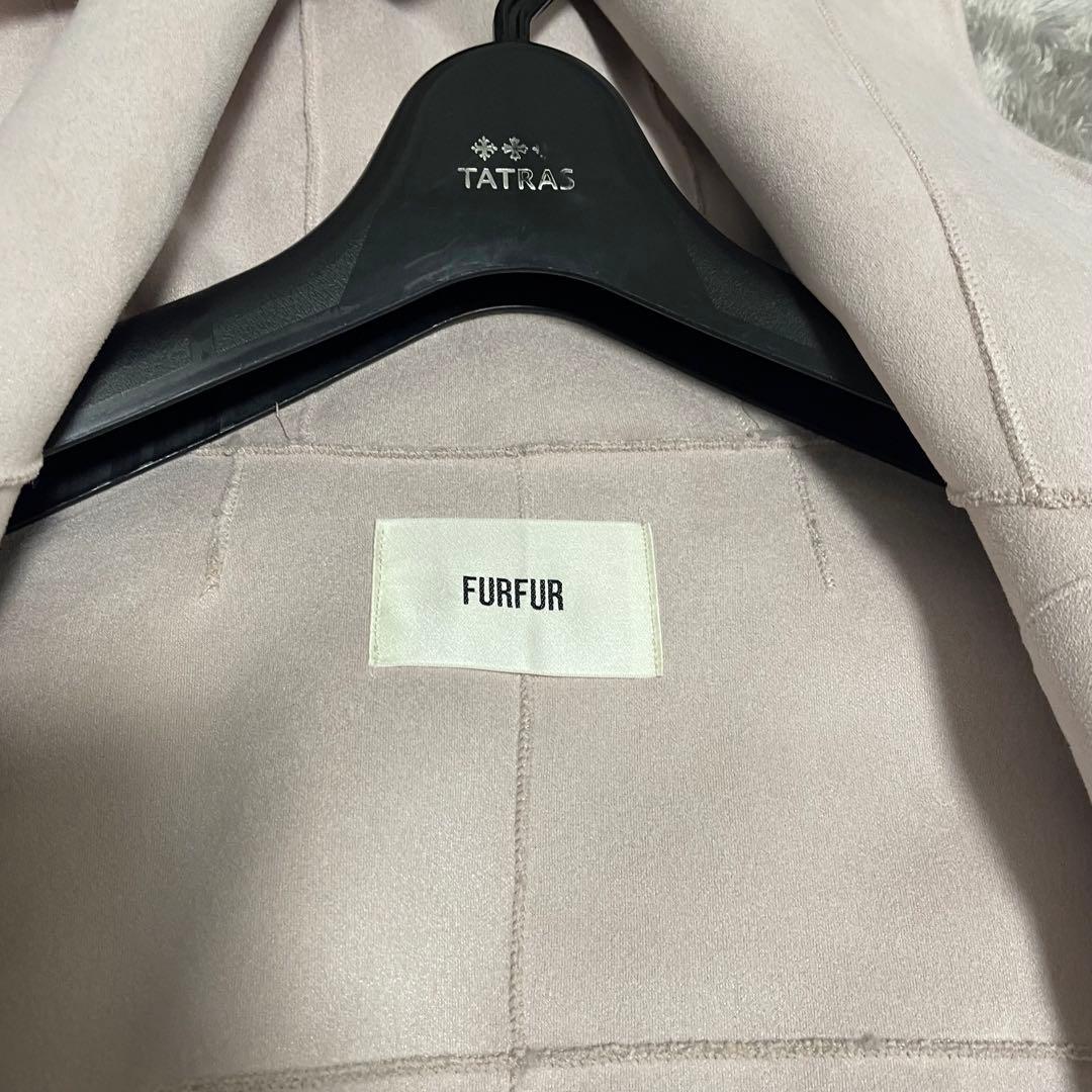 FURFUR エコファーダッフルコート22AW ロング フーデッドコート