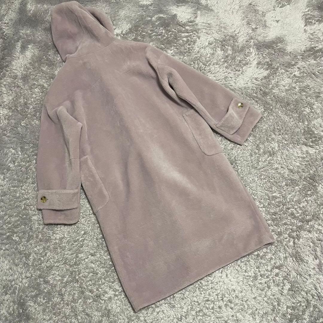 FURFUR エコファーダッフルコート22AW ロング フーデッドコート