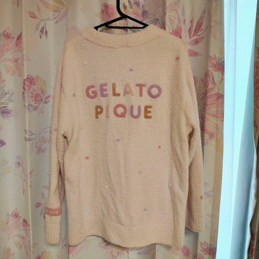 gelato pique　ベビモコドットカーディガン