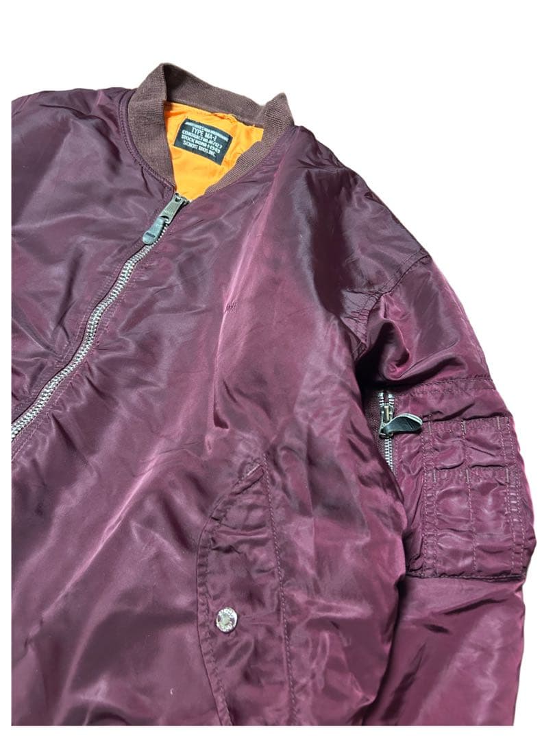 希少カラー Schott ショット MA-1-1949 ワインレッド ma-1