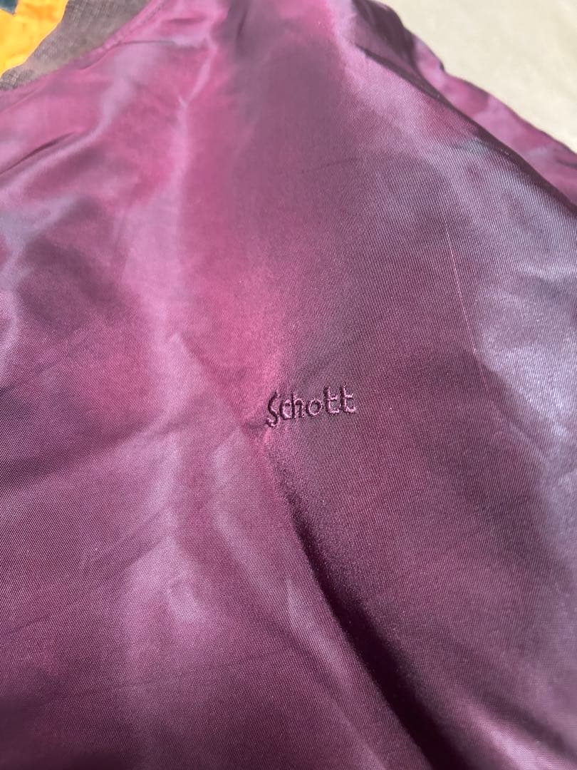 希少カラー Schott ショット MA-1-1949 ワインレッド ma-1