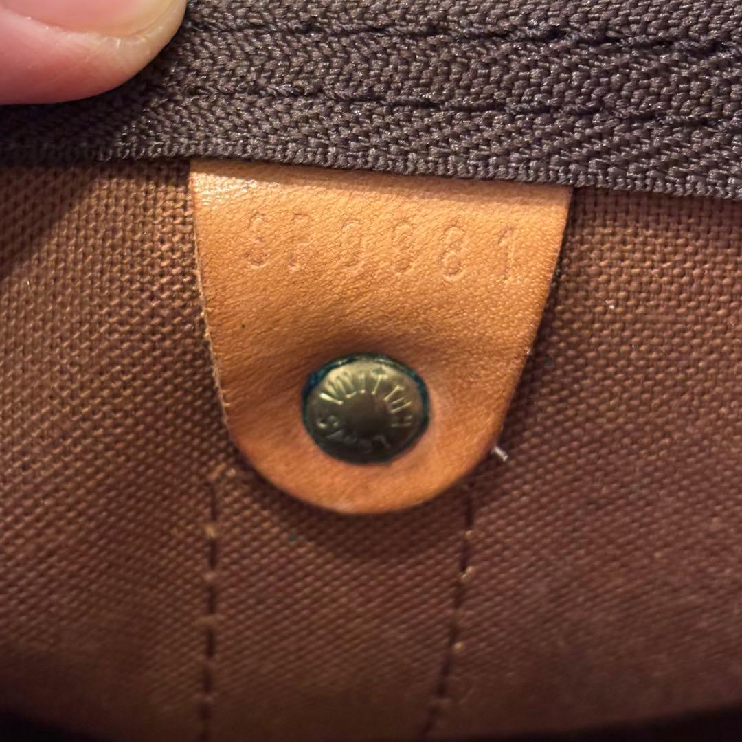 ルイヴィトン キーポル バンドリエール50 モノグラム　ボストン　レトロ