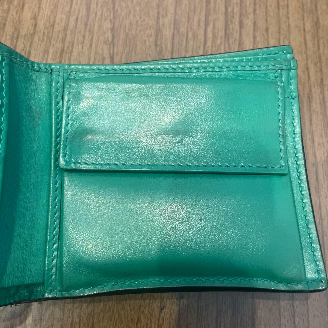 GUCCI グリーン 二つ折り財布