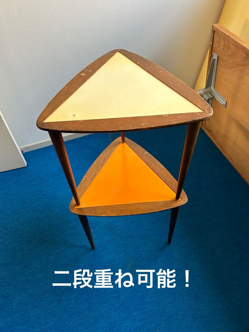 ミッドセンチュリー レトロ 50's 50年代 サイドテーブル 飾り棚 シェルフ