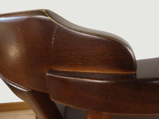 飛騨産業　キツツキ　穂高　アームチェアーB　イス　 木製　再塗装済ＵＳＥＤ