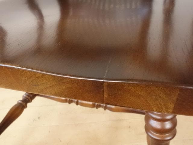 飛騨産業　キツツキ　穂高　アームチェアーB　イス　 木製　再塗装済ＵＳＥＤ