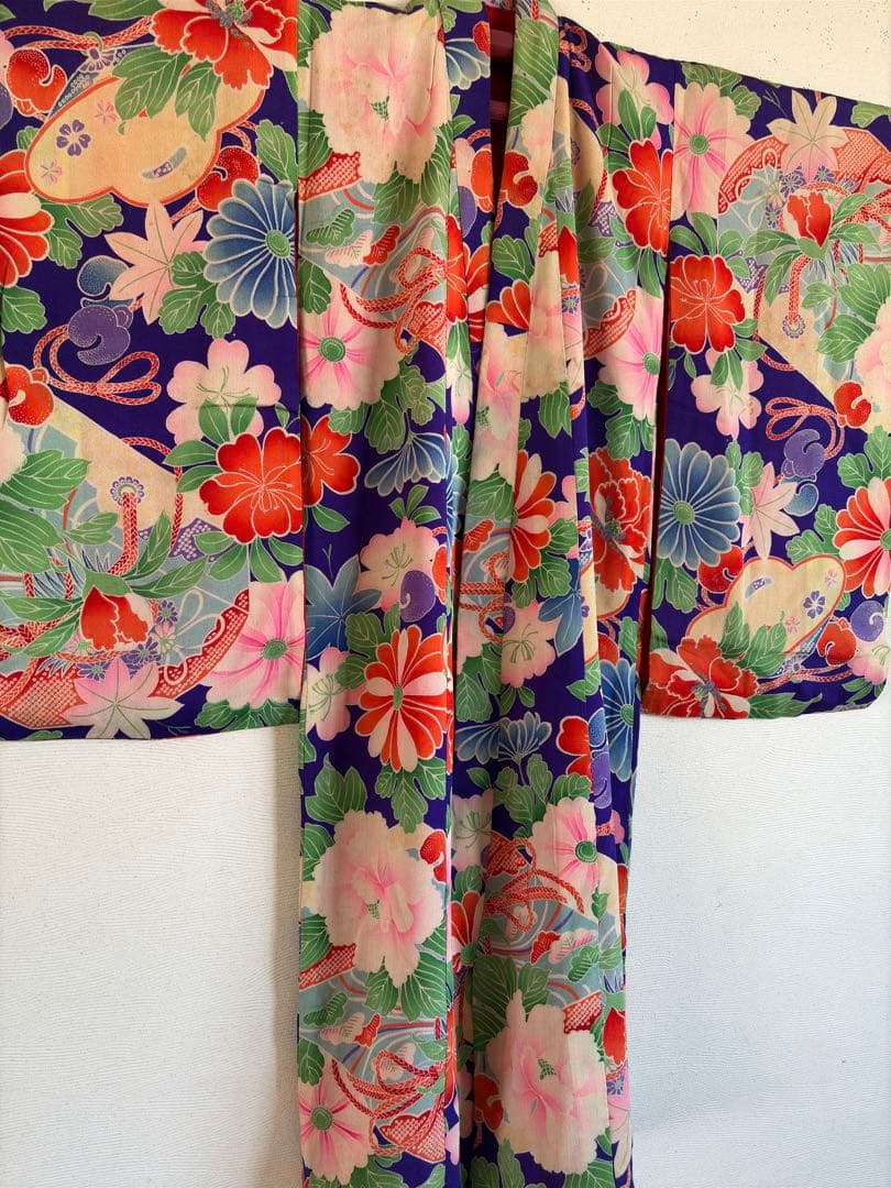 専用です。アンティーク　錦紗　子供着物　アンティーク着物　大正ロマン