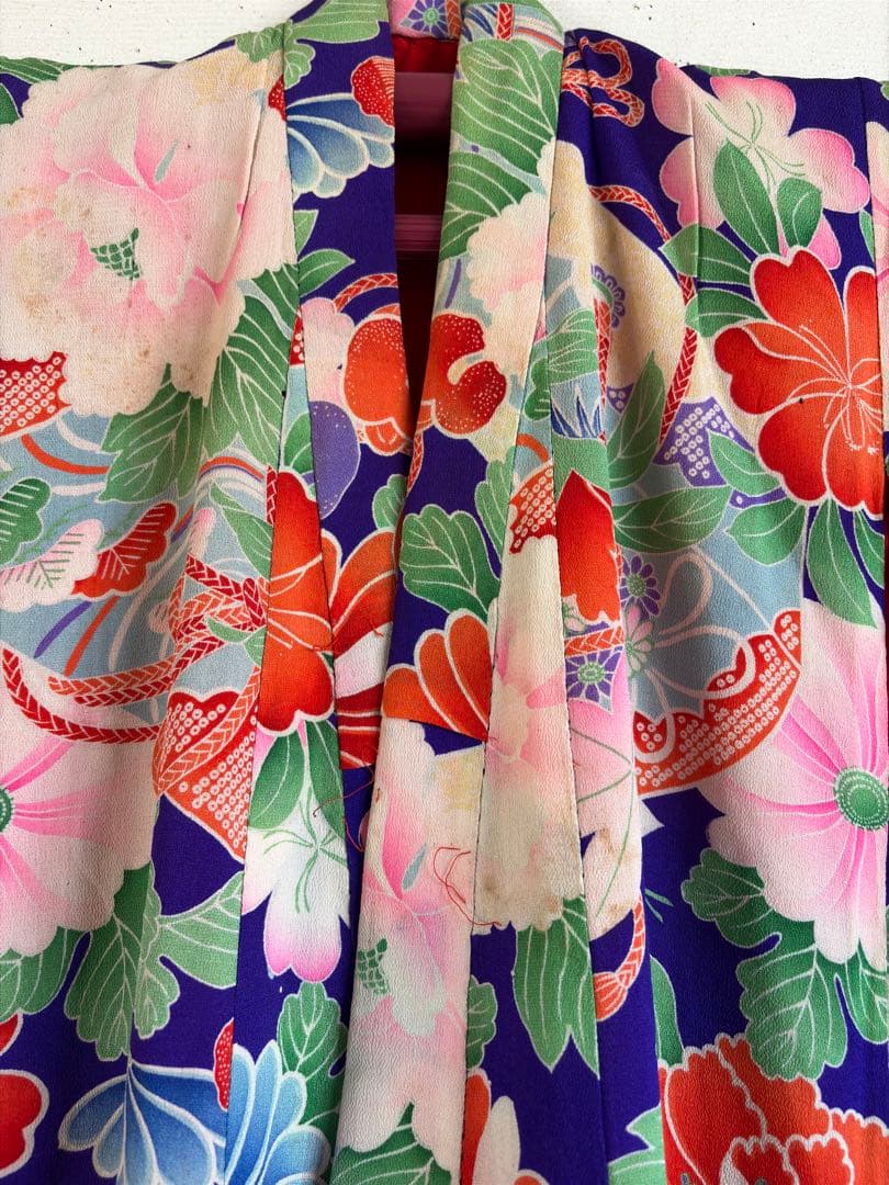 専用です。アンティーク　錦紗　子供着物　アンティーク着物　大正ロマン