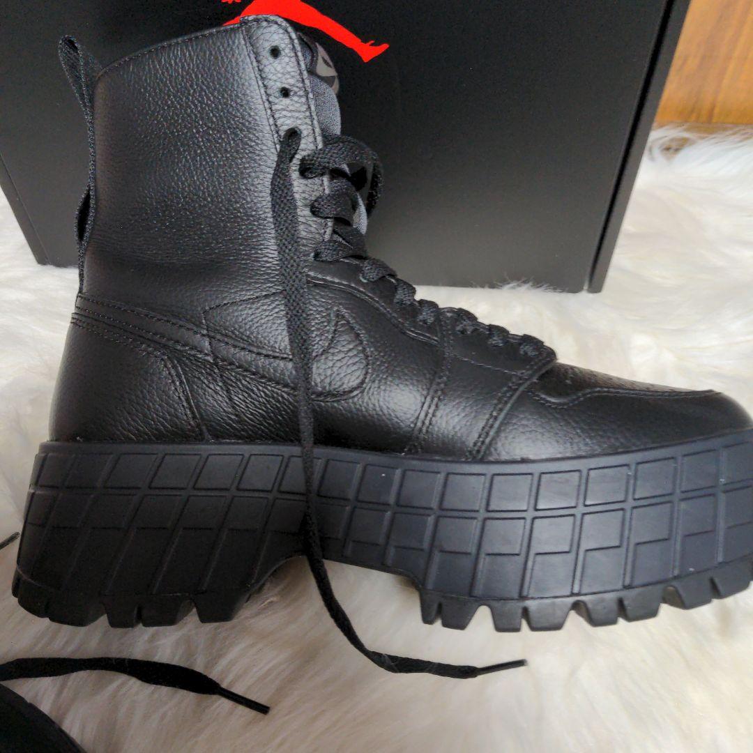 【極美品】Nike Air Jordan 1ブルックリン　ブラック24cm