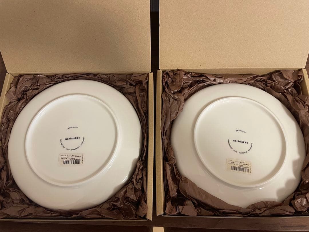 マリメッコ ケスティト プレート、ボウル、4色セット