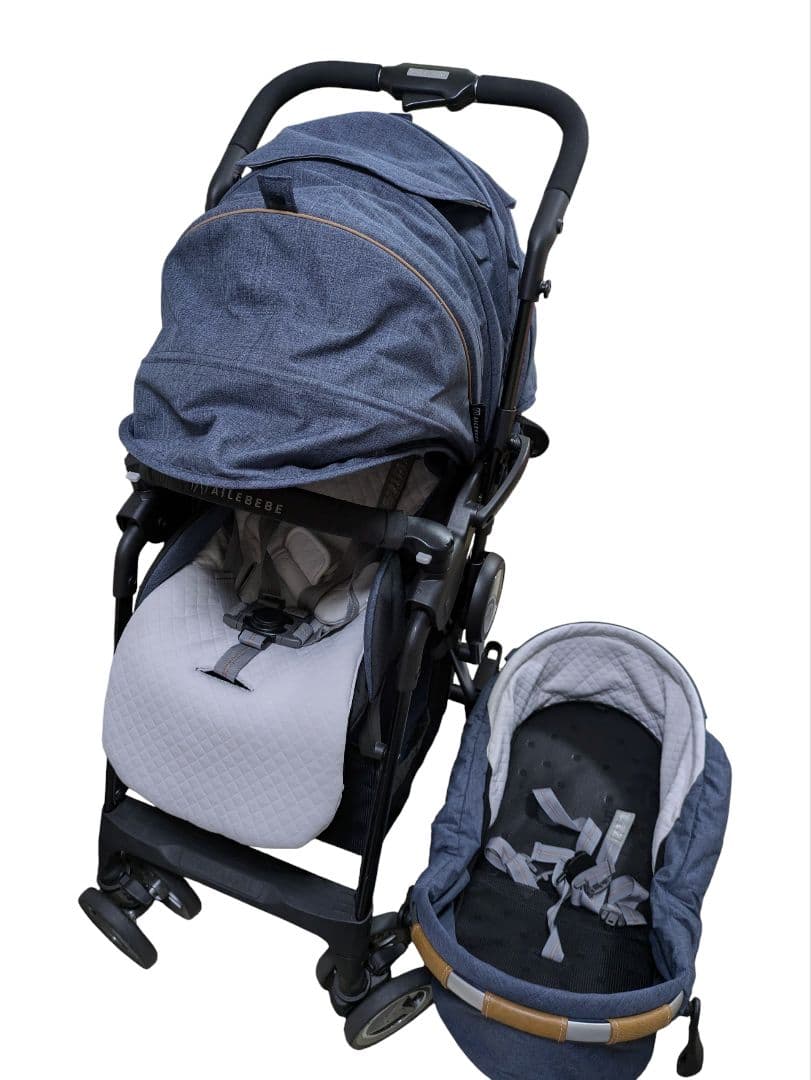 エールべべ AILEBEBE フラコット ナチュラルブルー ST2 ベビーカー