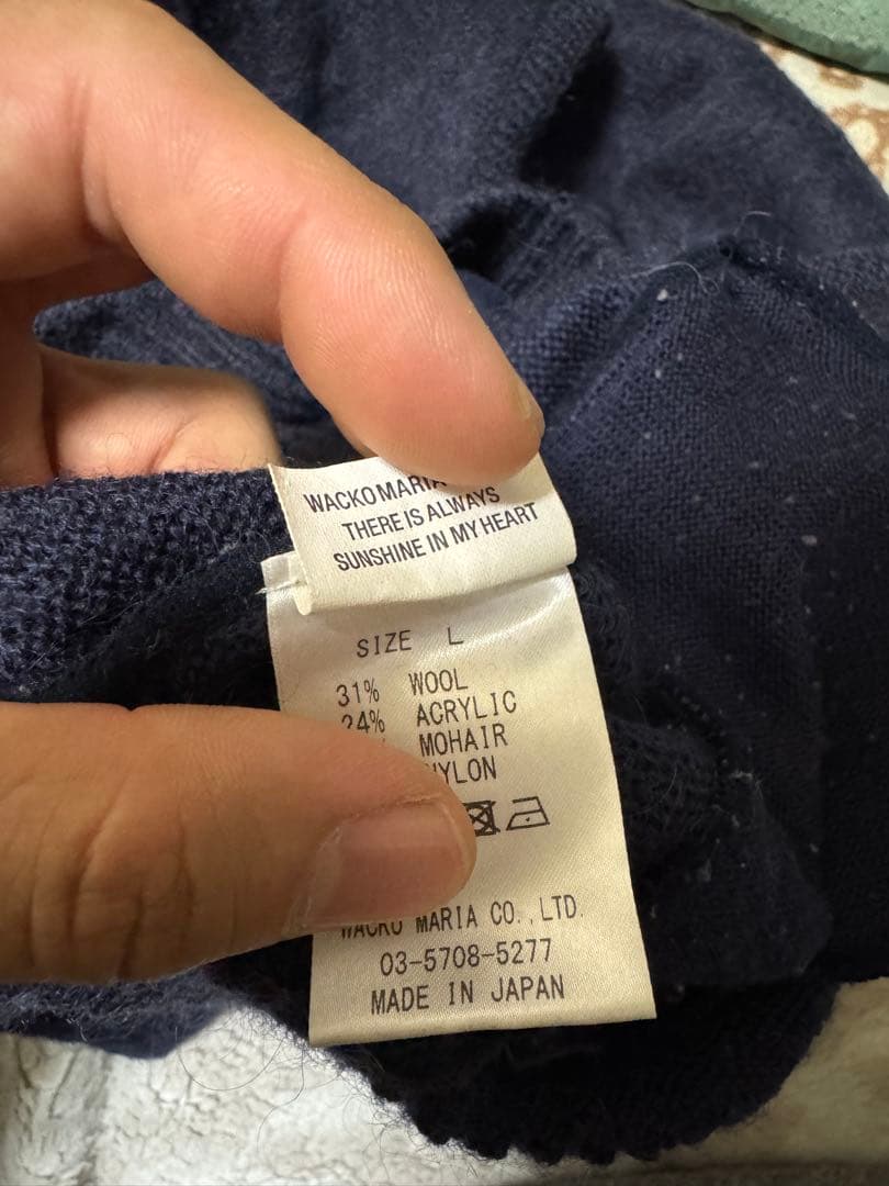 WACKO MARIA 2021FW モヘアカーディガン