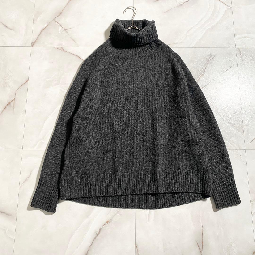 A18527 美品 イエナ 22AW ウールカシミヤ AQUAタートルネックPO