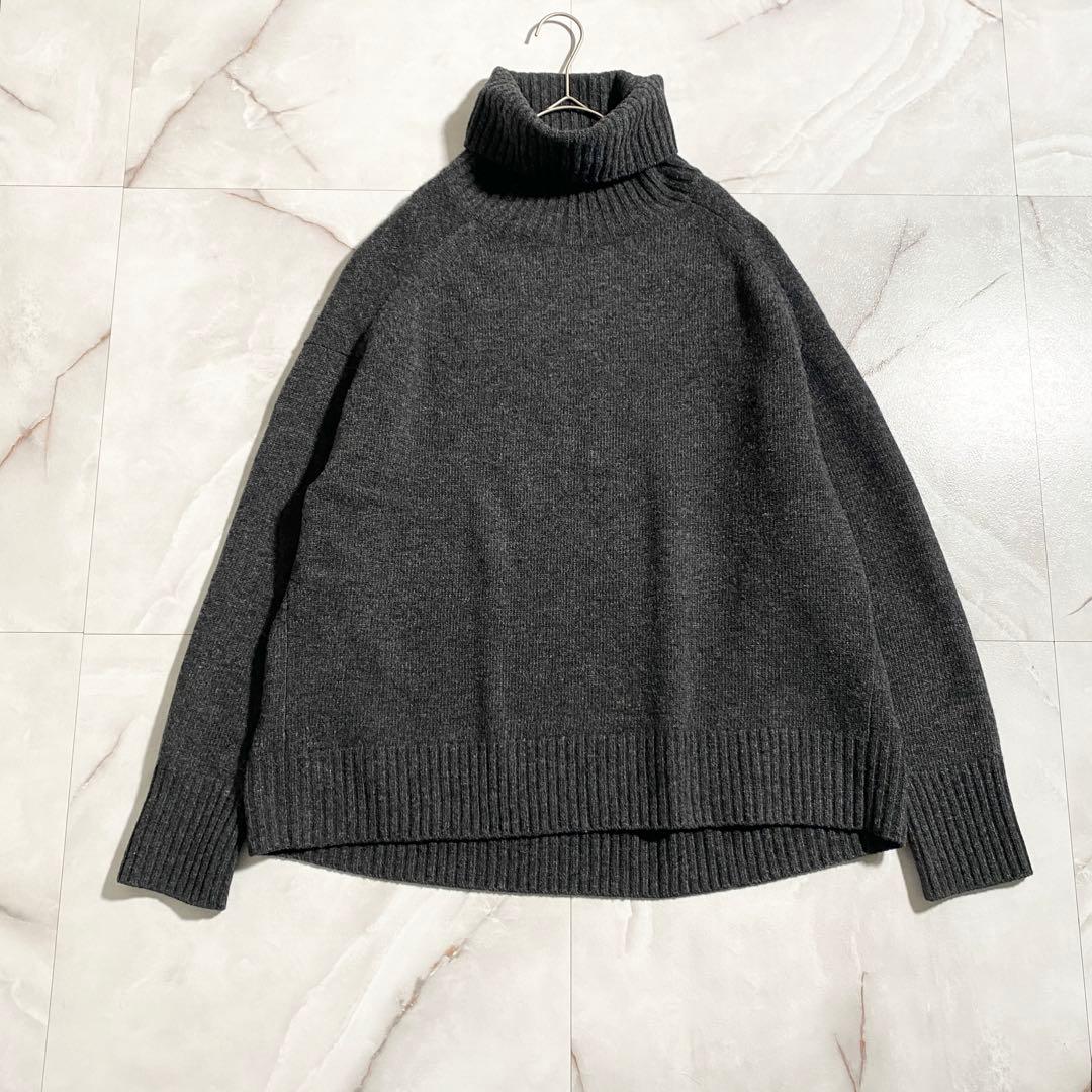 A18527 美品 イエナ 22AW ウールカシミヤ AQUAタートルネックPO