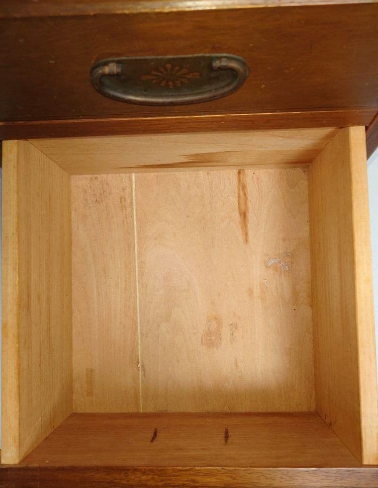 マルニ 木製 電話台 花台 サイボード 飾り棚 台 収納 小物入れ ミニチェスト