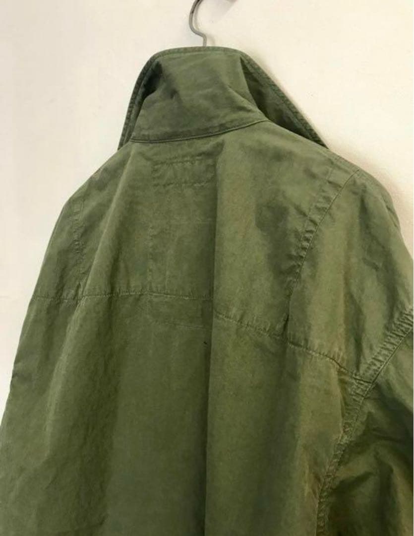 極美品シンゾーンミリタリーカーキジャケットTHESHINZONEビックシルエット