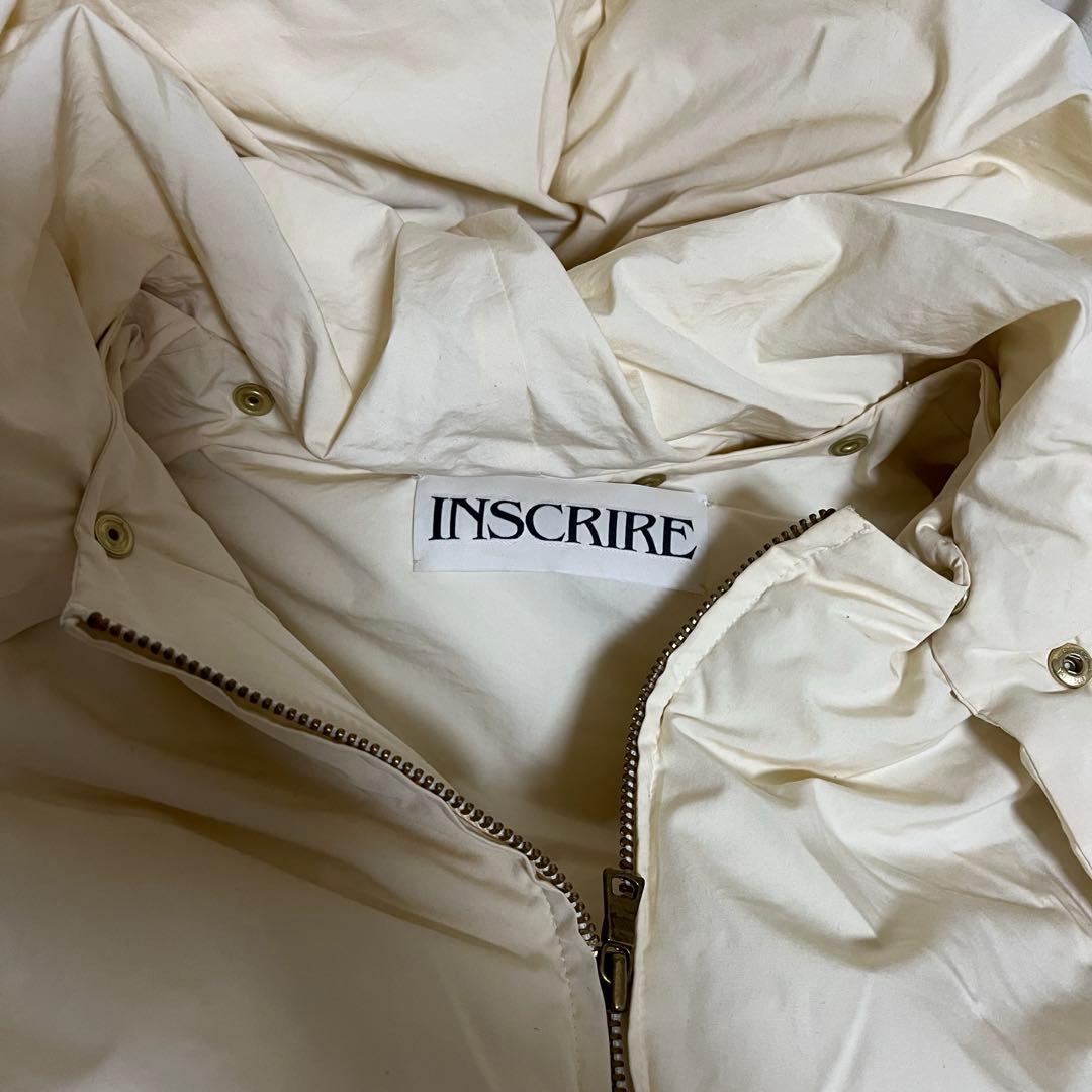 INSCRIRE / アンスクリア ダウンベスト クリーム　プリマロフト