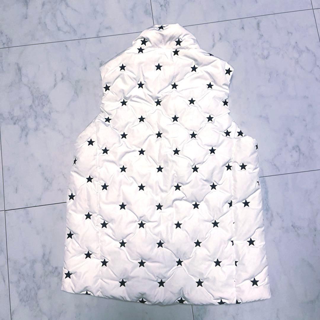 ジャックバニー　ベスト　星　ホワイト