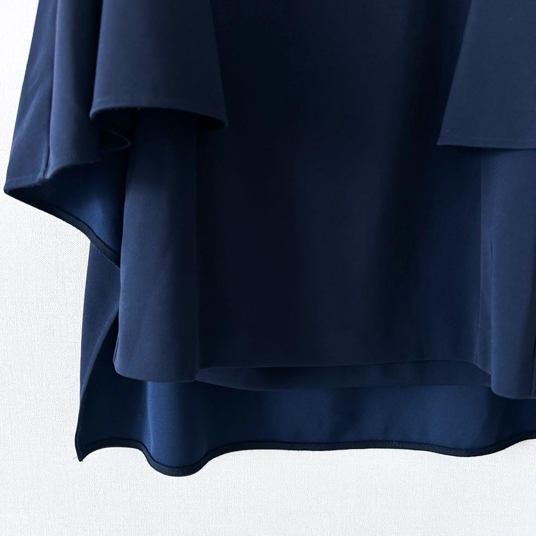 ADORE アドーア / ケープブラウス ネイビー 38