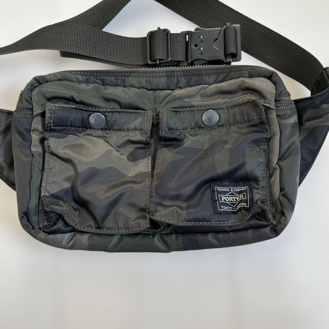美品　PORTER カモフラージュ ボディバッグ　30周年記念