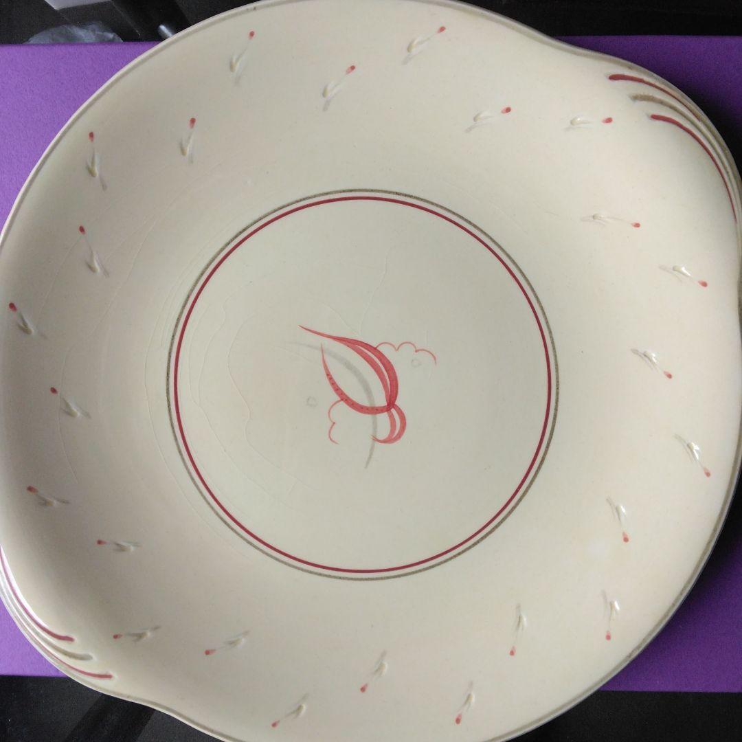 Susie Cooper plate　持ち手付大皿　アカデミーデザイン