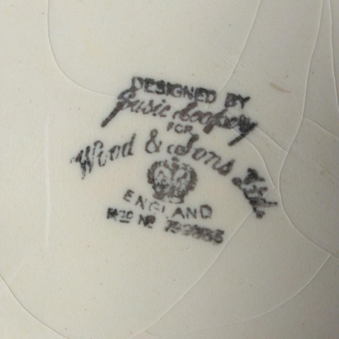 Susie Cooper plate　持ち手付大皿　アカデミーデザイン