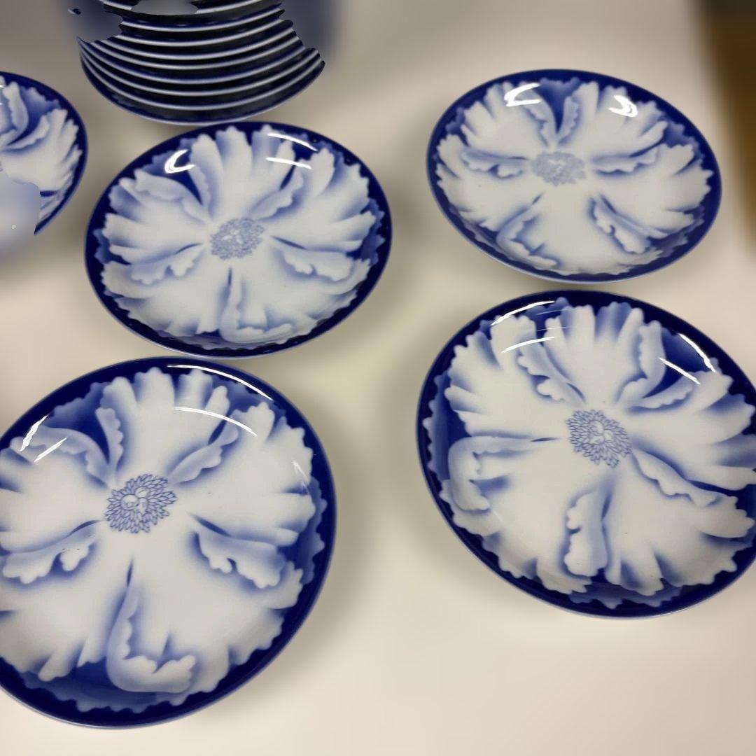 有田焼　深川製磁　牡丹金ミル 中皿　20枚以上