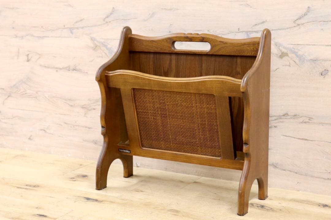 GMIK138○karimoku / カリモク コロニアル マガジンラック ス