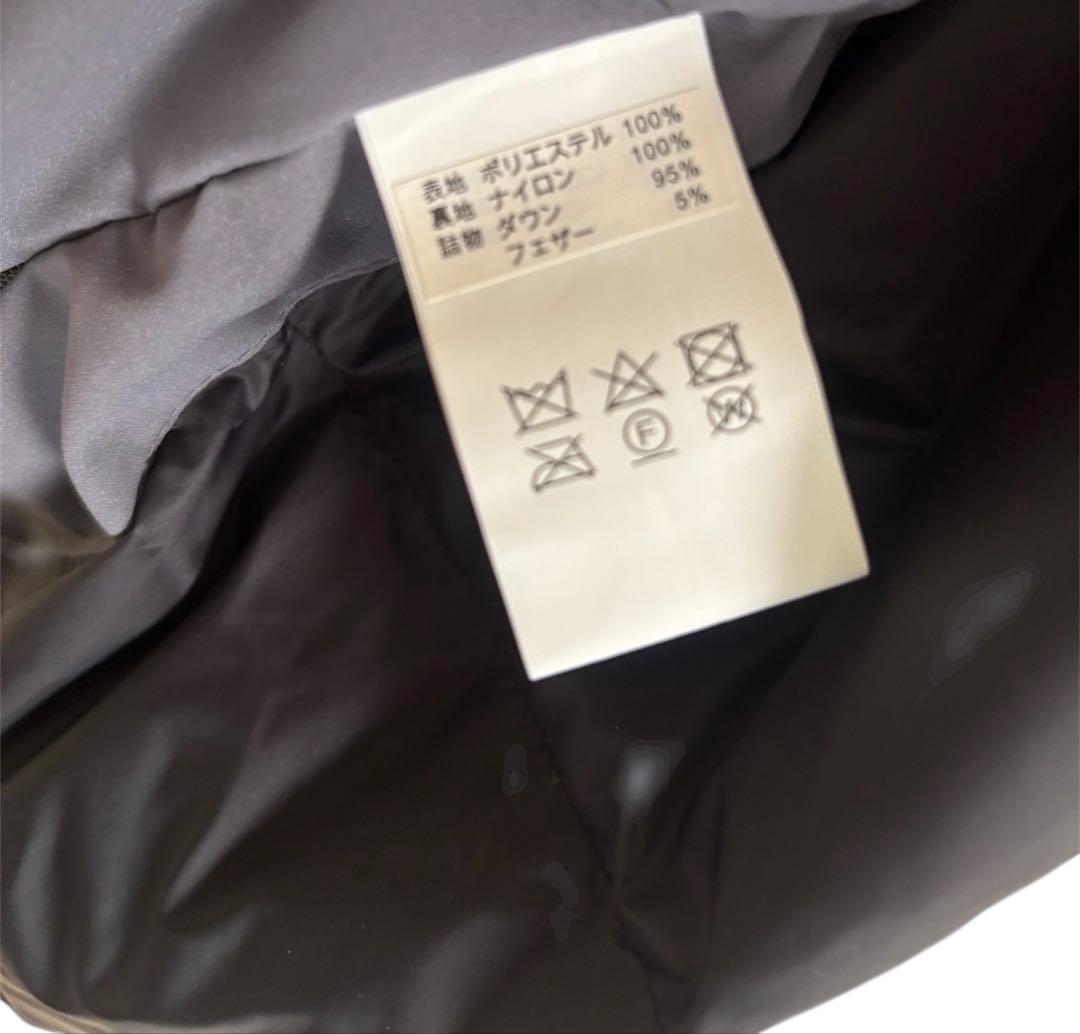 最終お値下げ新品　完売品solamonat pocheVネックライトダウンコート