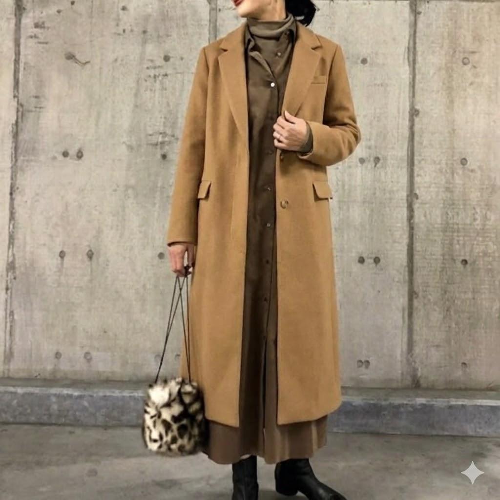 美品　ジャーナルスタンダードレサージュ　SUPER100Sチェスターコート748