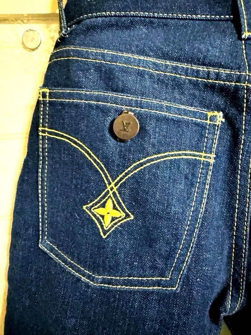 LOUIS VUITTON ルイヴィトン デニムパンツ レディース 8号