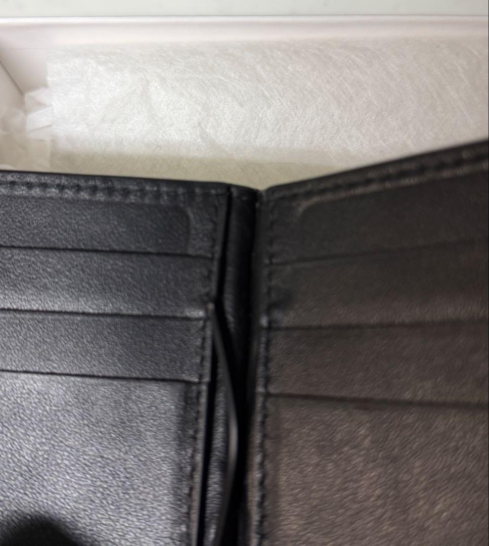 美品 Bottega Veneta イントレチャート マネークリップ ブラック