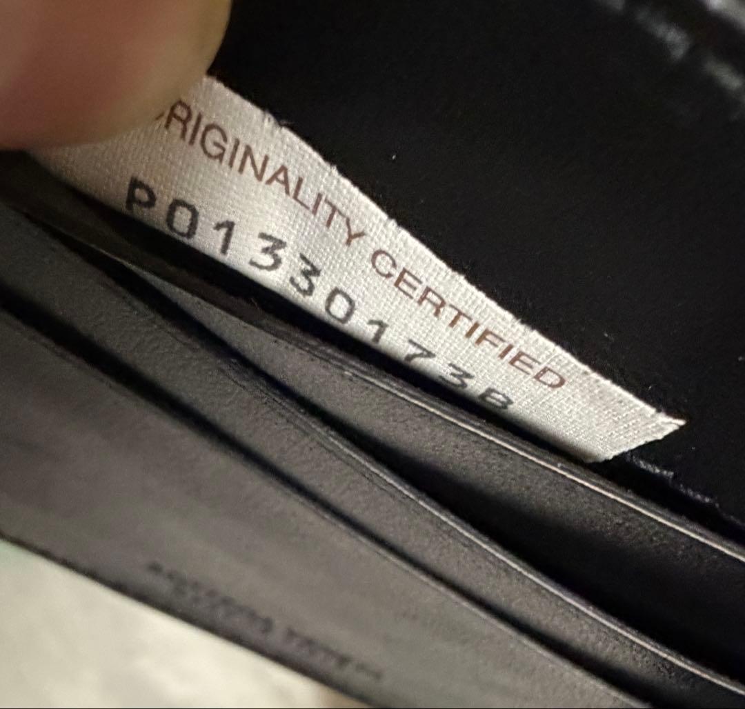 美品 Bottega Veneta イントレチャート マネークリップ ブラック