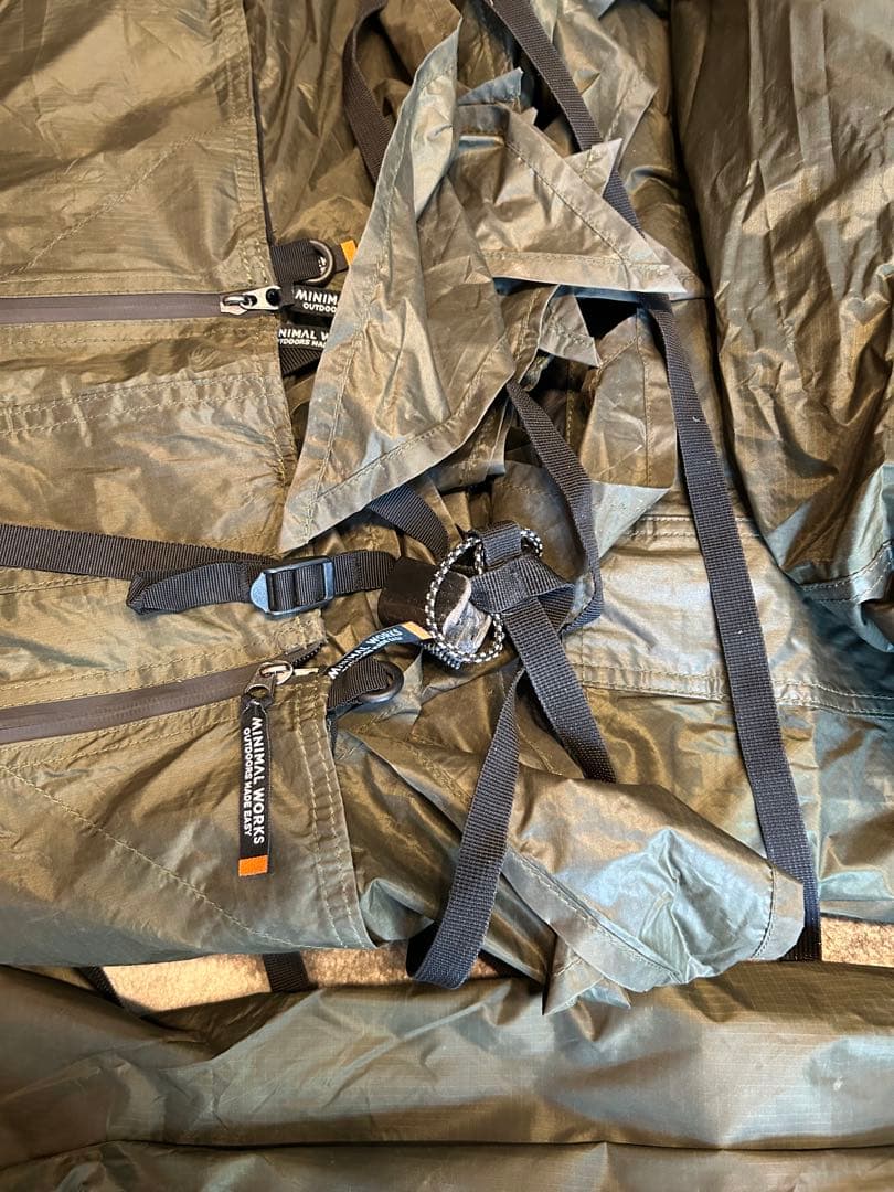 ミニマルワークス　VハウスM オリーブ　インナーテント/グランドシート3点セット