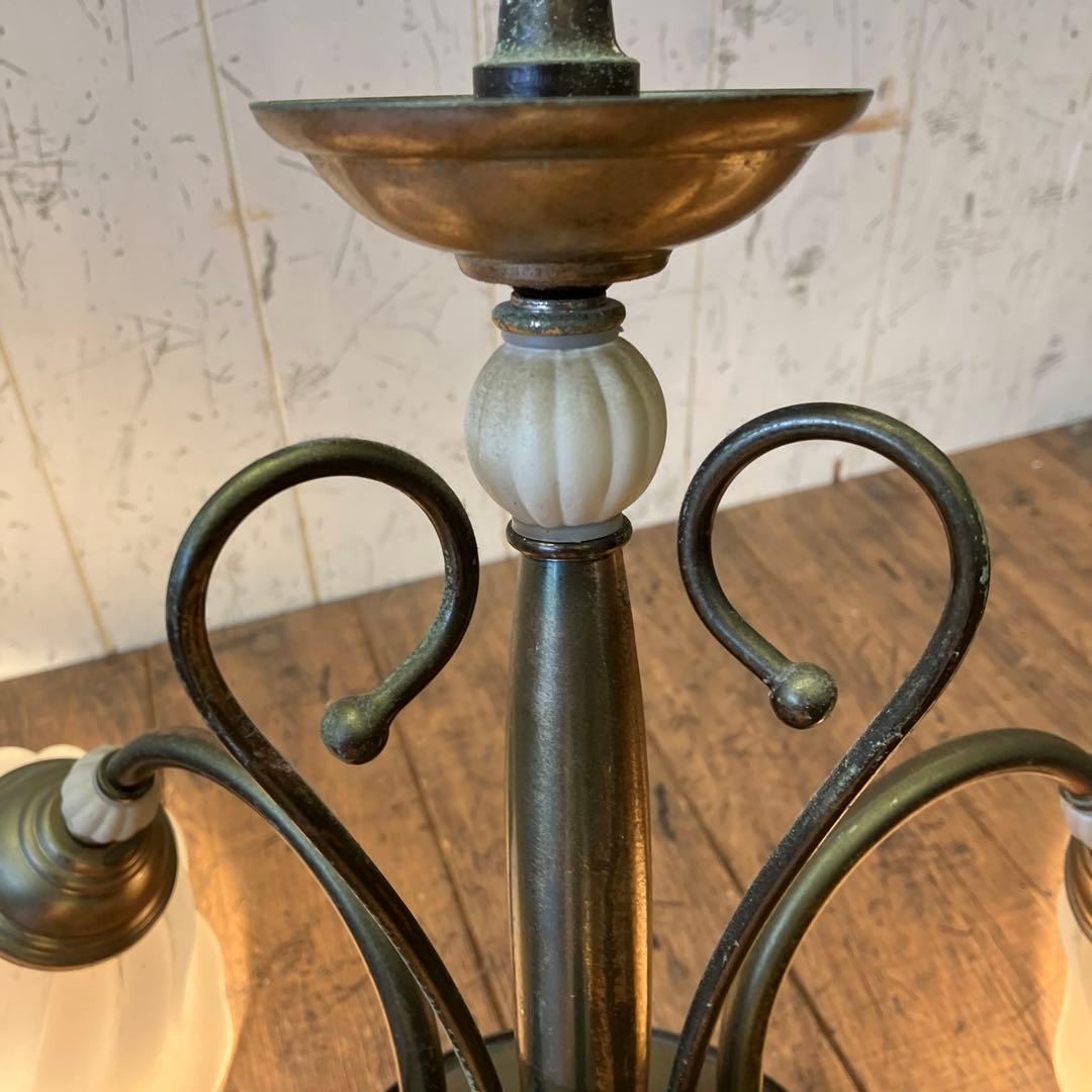 アンティーク コイズミ 白熱灯器具 シャンデリア 天井照明 3灯 96年製 照明