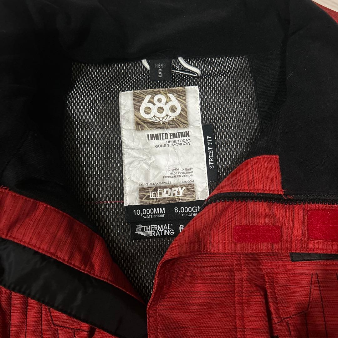 686 LIMITED EDITION 限定品スノーボードジャケット S