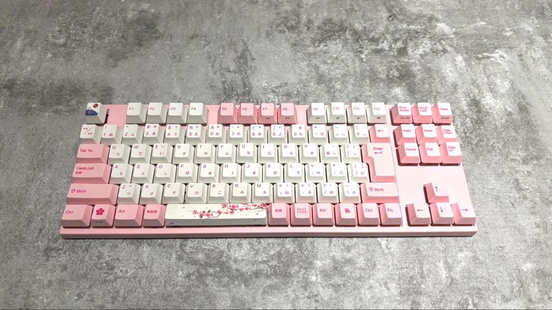 【日本発売記念バージョンキーボード】 VARMILO 桜キーボード　桜軸