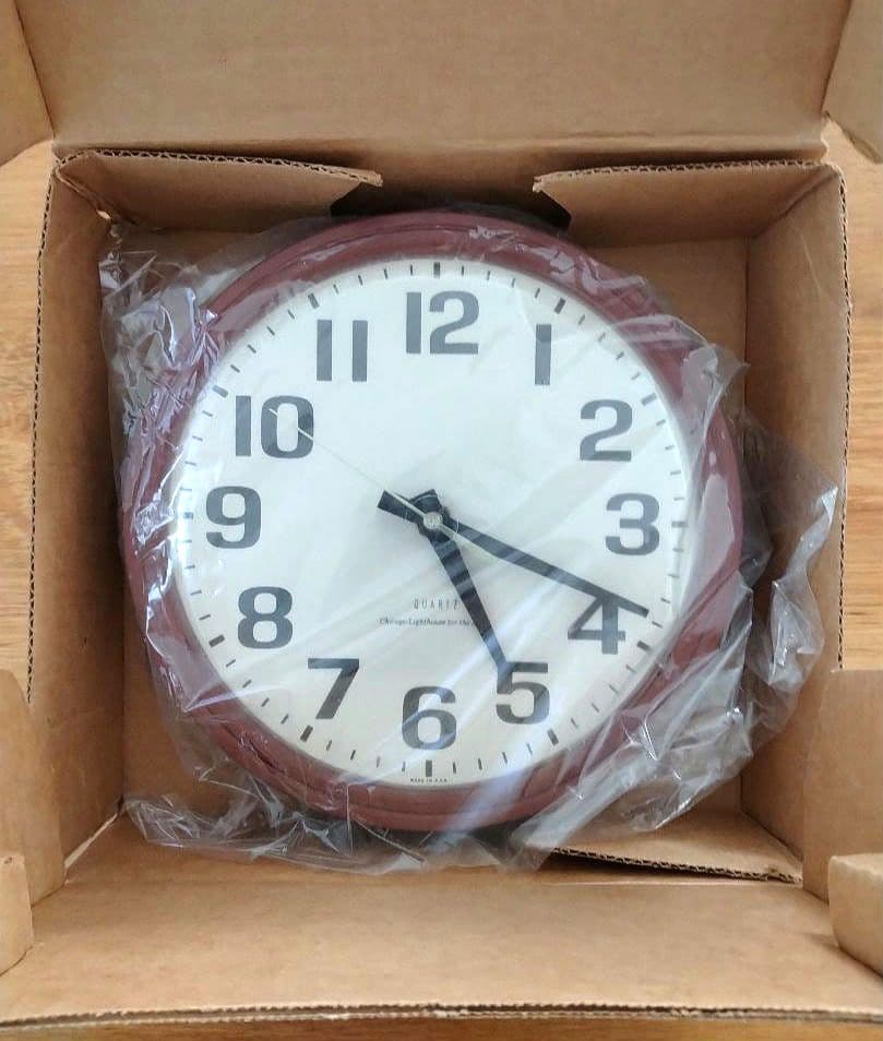 新品 米軍 Chicago Lighthouse ウォールクロック 壁掛け時計