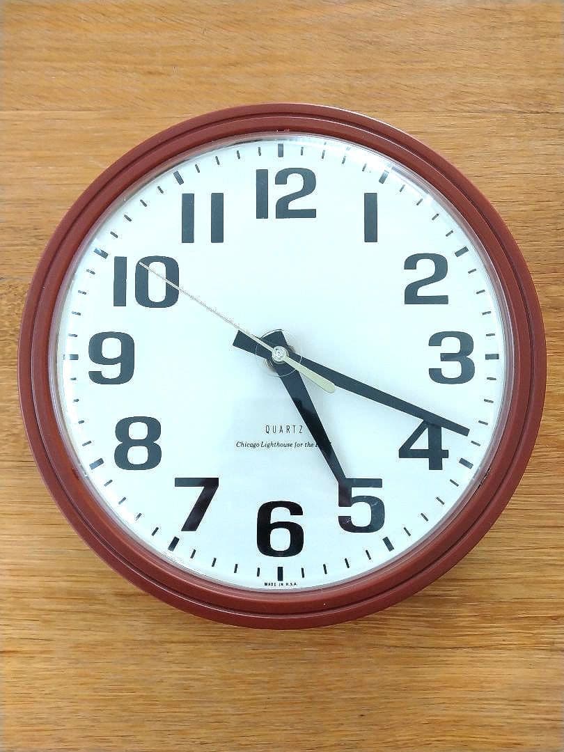 新品 米軍 Chicago Lighthouse ウォールクロック 壁掛け時計
