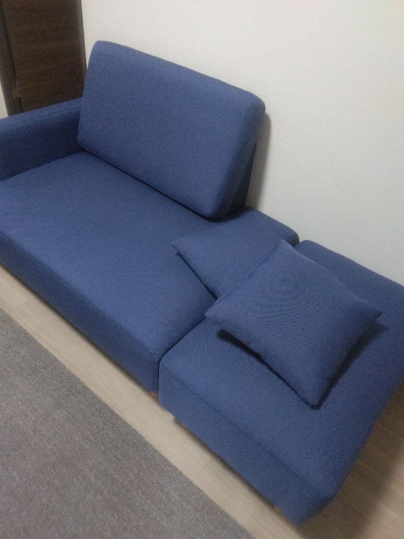 カウチソファ ベッドにも使える ソファー 2.3人用
