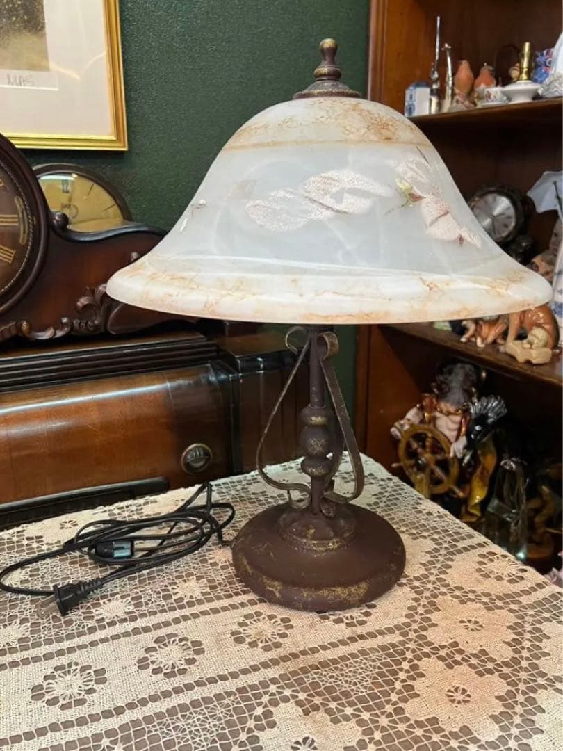 むすび＊イタリア製 テーブルランプ 卓上スタンドライト アンティーク