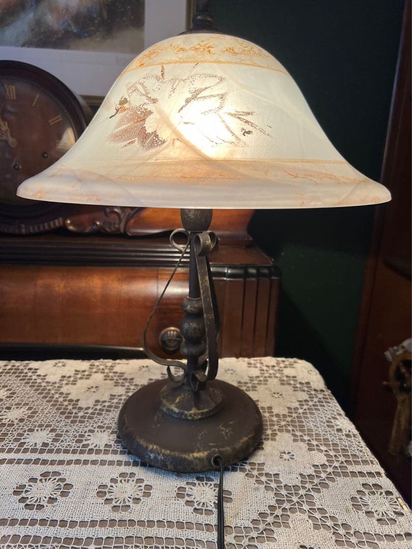 むすび＊イタリア製 テーブルランプ 卓上スタンドライト アンティーク