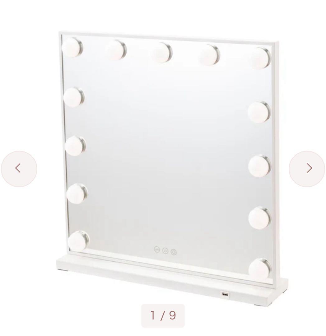 Francfranc エルドラド ハリウッドミラー ホワイト