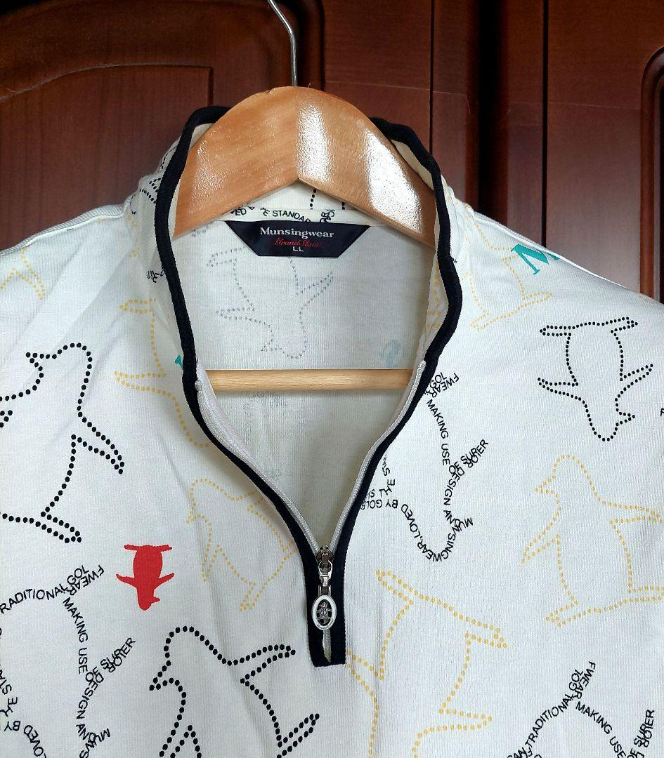 Mountainspring ペンギン柄 ハーフジップジャケット　美品　長袖