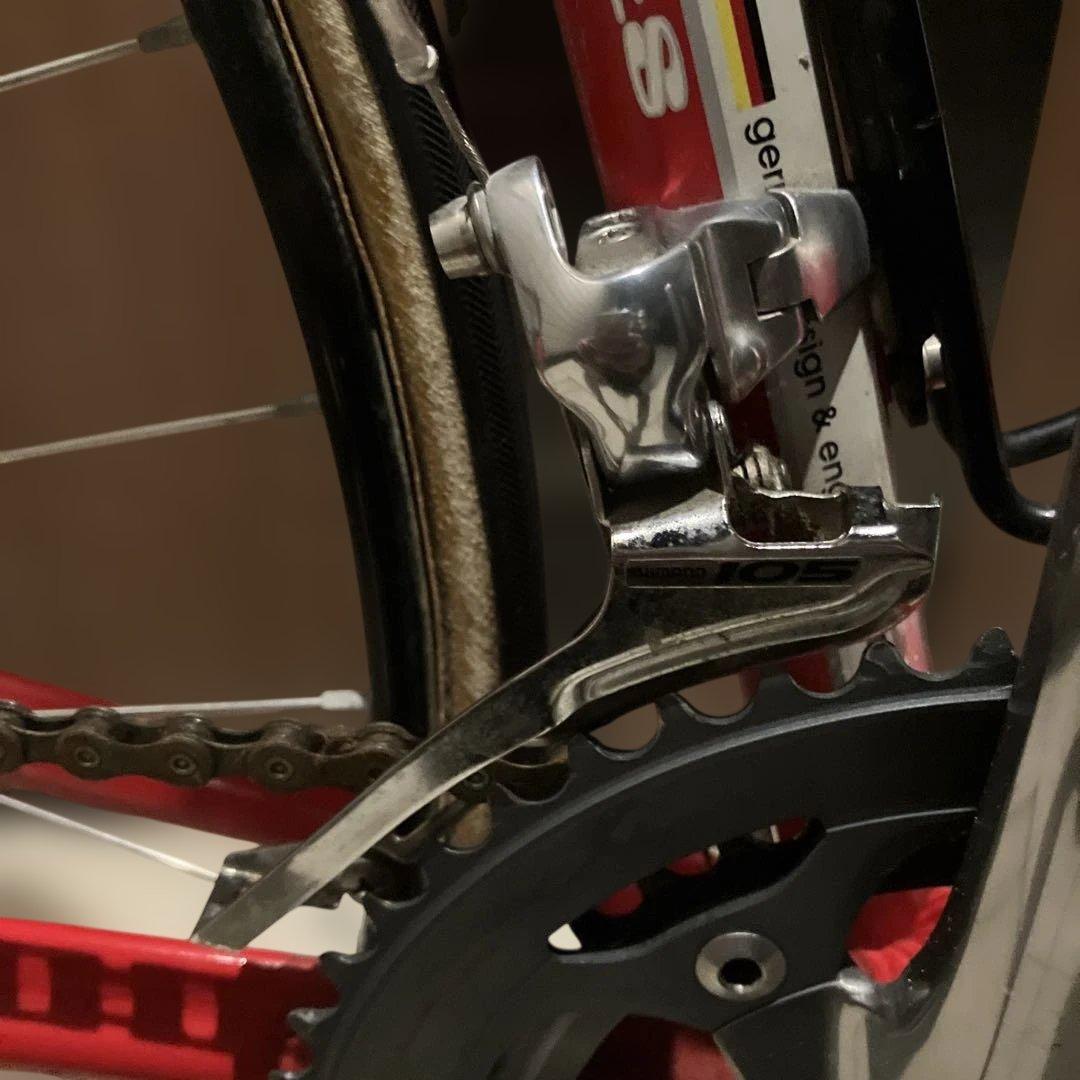 ロードバイクcorratec現状品、used品、長期自宅保管品タイヤ交換必要です