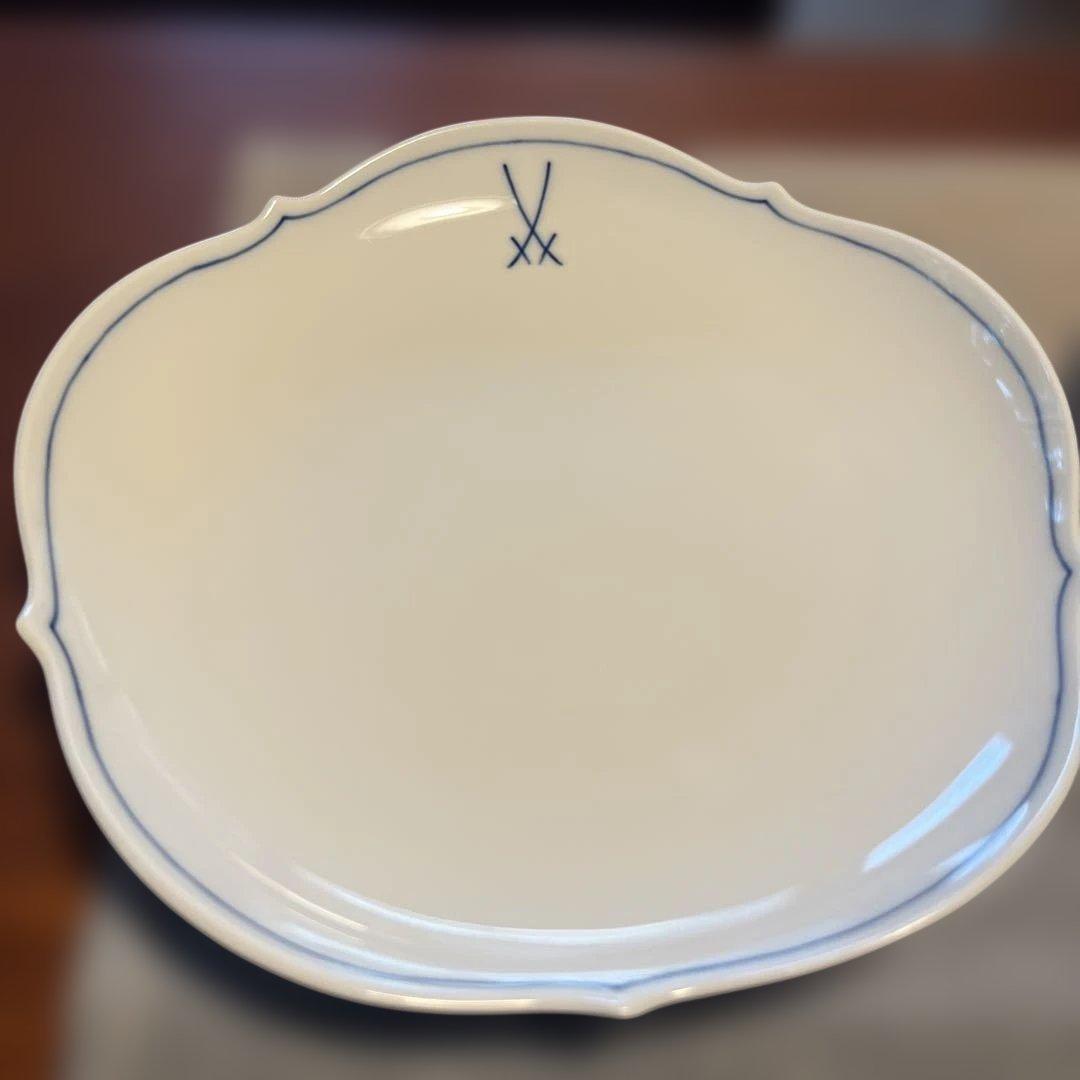 マイセン　双剣　ケーキ、デザート、サラダ皿　6枚セット