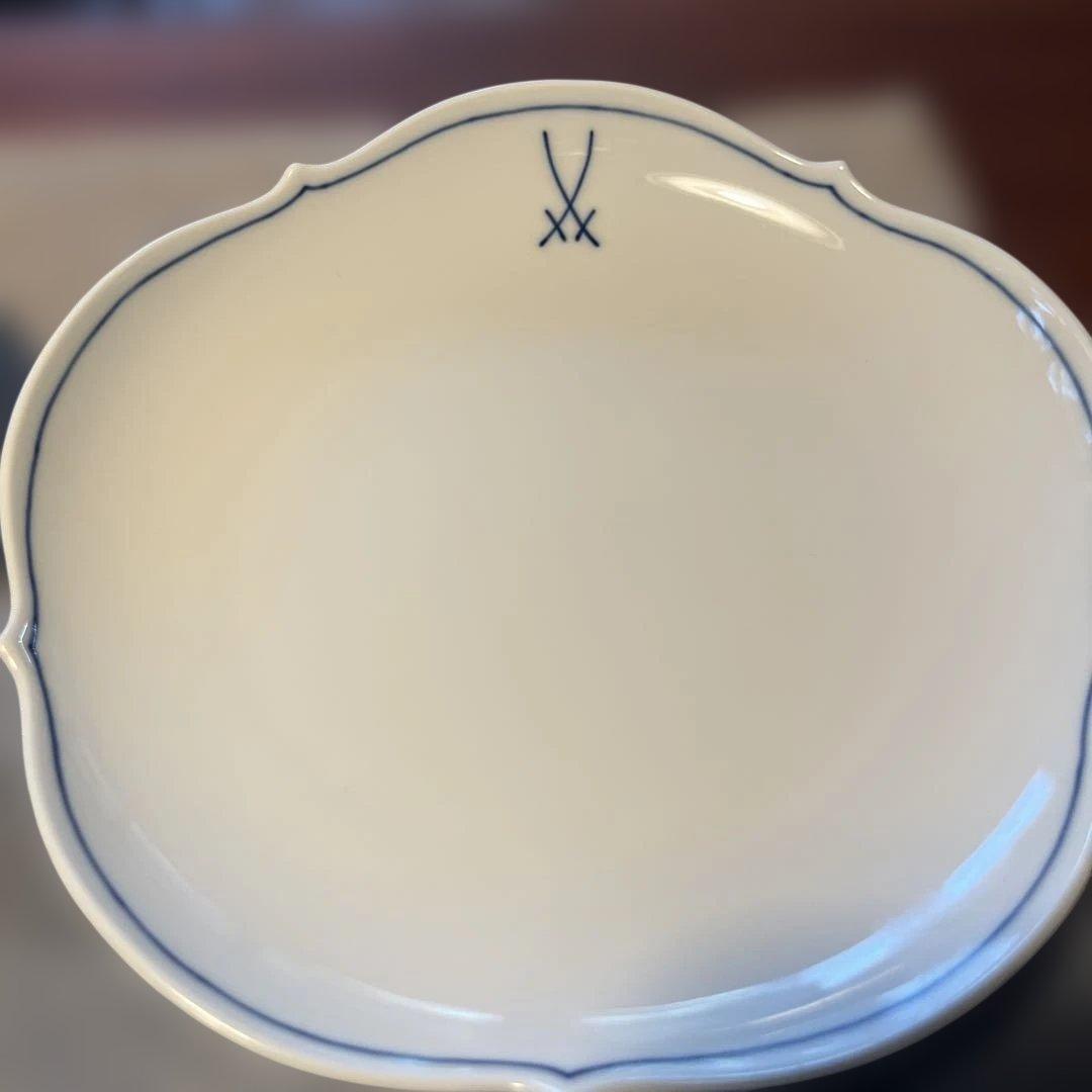 マイセン　双剣　ケーキ、デザート、サラダ皿　6枚セット